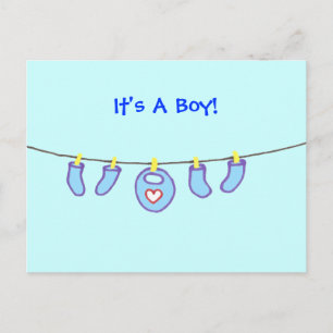 Jongen was een jongen. Gepersonaliseerd Briefkaart