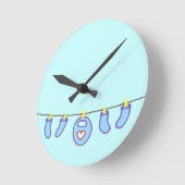 Jongen was een jongen. Gepersonaliseerd Ronde Klok (Hoek)