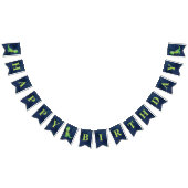 Jongen Waterverf Dinosaur Happy Birthday Banner (Alle)