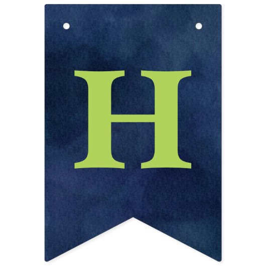 Jongen Waterverf Dinosaur Happy Birthday Banner (Tweede vlag)