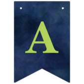 Jongen Waterverf Dinosaur Happy Birthday Banner (Derde vlag)