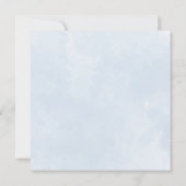 Jongen Waterverf Regenboog Baby Shower Kaart (Achterkant)