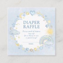 Jongen Waterverf Regenboog Luier Raffle