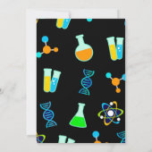 Jongen wetenschapslab Scientist Party Birthday Kaart (Achterkant)
