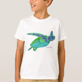 Jongen Zee Turtle Tee Shirt (Voorkant)