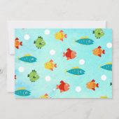 Jongen zijn 1-de-dag-uitvindingen met vissen kaart (Achterkant)