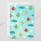 Jongen zijn 1-de-dag-uitvindingen met vissen kaart (Achterkant)