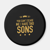 Jongen zoon Funny moederdag cadeau voor moeder haa Magneet (Voorkant)