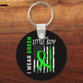 Jongen Zoon Nieren Ziekte Cerebral Palsy Aware Sleutelhanger (Voorkant)