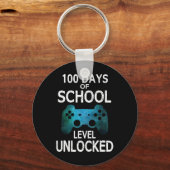 Jongens 100 dagen van schoolgamers Video Games Lev Sleutelhanger (Voorkant)