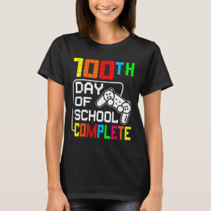 Jongens 100e dag school Complete video game-studie T-shirt