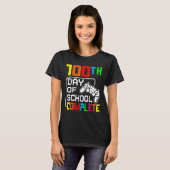 Jongens 100e dag school Complete video game-studie T-shirt (Voorkant volledig)
