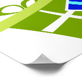 Jongens 10e verjaardag poster (Hoek)