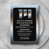 Jongen's 14e verjaardag uitnodiging