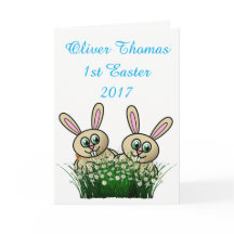 (Jongens) 1e Paasdag Kaart.