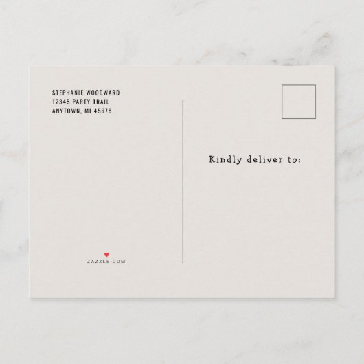 Jongens 1e verjaardag Blauwe Ecru Safari Uitnodiging Briefkaart (Achterkant)