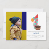 Jongens 1e verjaardag kaart (Voorkant)
