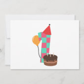 Jongens 1e verjaardag kaart (Achterkant)