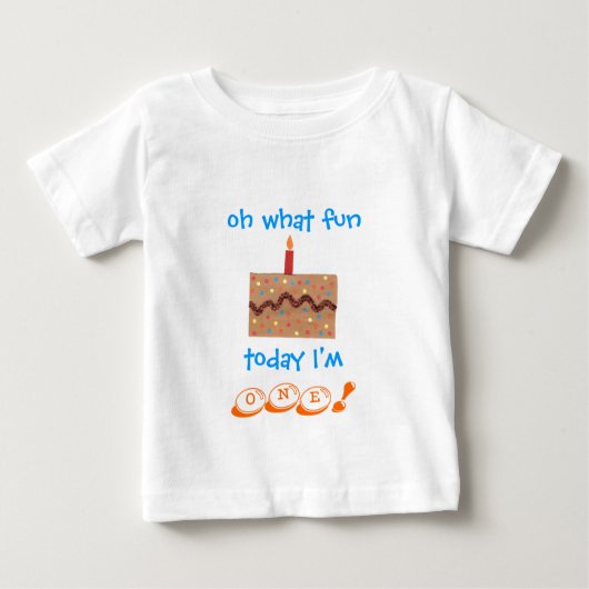 Jongens 1e verjaardagskleding - baby T (Voorkant)
