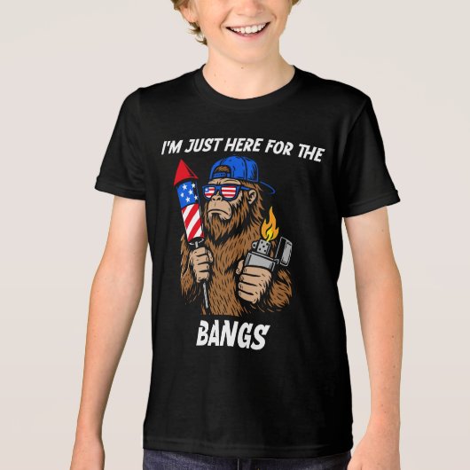 Jongens 250ste verjaardag 4 juli  Tri-Blend shirt (Voorkant)