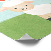 Jongens 2e Verjaardag Boerderij Dierlijke Kaarten Poster (Hoek)