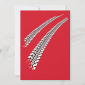 Jongens 2e verjaardag opgroeien twee snelle rode r kaart (Achterkant)