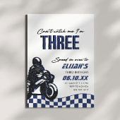 Jongens 3e Motorcross Dirt Bike Verjaardag Kaart