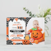 Jongens 3e Verjaardag Halloween Verjaardag Uitnodi Kaart (Staand voorkant)