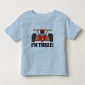 Jongens 3e verjaardag kinder shirts (Voorkant)