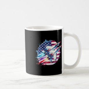 Jongens 4th of July Amerikaanse Vlag Fighter Jet 1 Koffiemok
