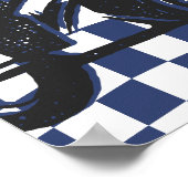 Jongens 5e Motorcross Dirt Bike Verjaardag Poster (Hoek)