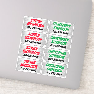 Jongens aangepaste naam telefoon vinyl stickers ge