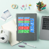 Jongens aangepaste naam vinyl stickers gepersonali (iPad Cover)