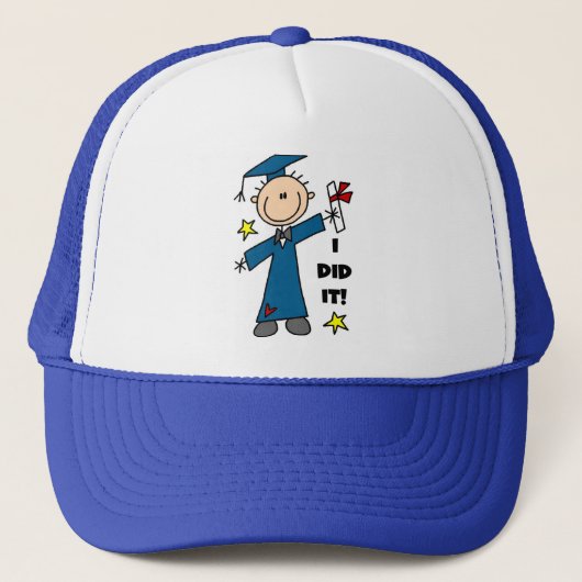 Jongens Afgestudeerd Trucker Pet (Voorkant)