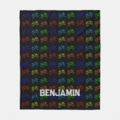 Jongens afspeelstation - Aangepaste fleece-blanket Fleece Deken (Voorkant)