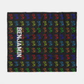 Jongens afspeelstation - Aangepaste fleece-blanket Fleece Deken (Voorkant (Horizontaal))