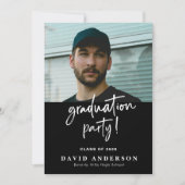 Jongens Afstuderen uitnodiging Klasse van 2025 (Voorkant)