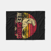 Jongens Alex Saurus Dinosaurus Rex Naam Fleece Deken (Voorkant (Horizontaal))