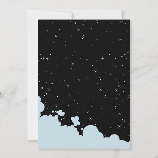 Jongens Astronaut Kat Zwart Kinderen Verjaardag Kaart (Achterkant)