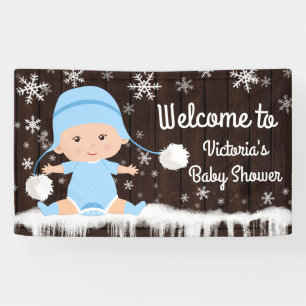 Jongens Baby Het Is Koud Buiten Baby Shower Banner