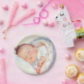 Jongens  Baby shower Papieren Bordje (Feest)