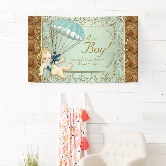 Jongens  Baby shower Spandoek (Insitu)