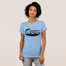 Jongens babyblauw dolfijnen T-Shirt voor dames