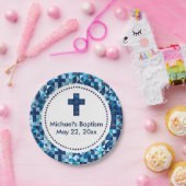 Jongen's Baptism Christening First Communion Papieren Bordje (Feest)