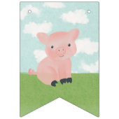 Jongens Barnyard Farm Dieren Verjaardag Vlaggetjes (Eerste vlag)