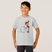 Jongens Baseball aanpassen T-shirt (Voorkant volledig)