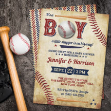 Jongens  Baseball Baby shower