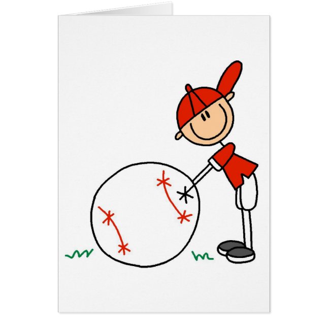 Jongens Baseball passen T-shirts en cadeautjes aan (Voorkant)