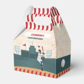 Jongens Baseball Theme Party Favor Box Bedankdoosjes (Achterkant)