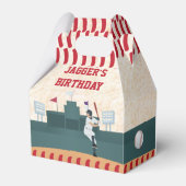 Jongens Baseball Theme Party Favor Box Bedankdoosjes (Voorkant Zijde)